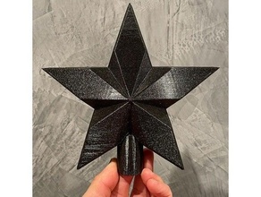 Natale stella estella navidad arbol estrella 3d print model - Mito3D