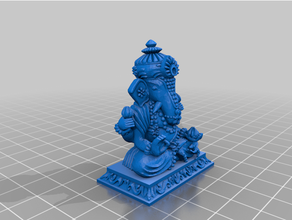 Kral Ganesh 3d print model - Mito3D