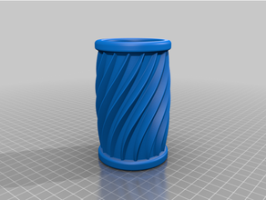 cilindro tipo organizador baño taza cocina cepillo dientes soporte estante 3d print model - Mito3D