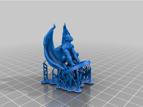 gargoyle updated 3d print model - Mito3D