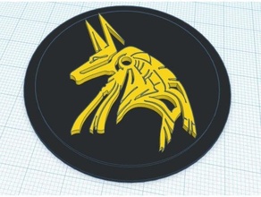 Anubis modüler logo eklemek 3d print model - Mito3D
