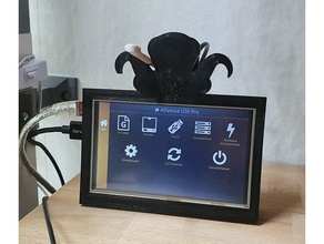 case - raspberry pi 3b+ 5 inch tft octopi style longruner octoprint 3 repetier server touchscreen 3d print model - Mito3D
