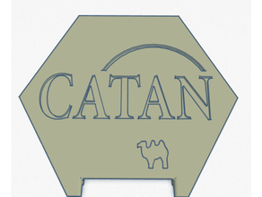 catan storage box cover settlersofcatan settlers 3d print model - Mito3D