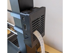 g0rki's rpi 3b caso funda girado ranuras cámara cable anycubic frambuesa pi 3d print model - Mito3D