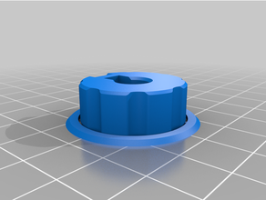 simples z rod botão axis 3d print model - Mito3D