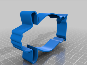 Eule Lebkuchen Cutter 3d print model - Mito3D