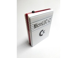 commodore c64 microluc cartridge housing case enclosure 3d print model - Mito3D