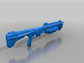 m45 - halo reach shotgun 3d print model - Mito3D