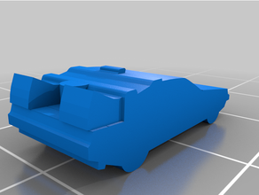 delorean Maschine 1 meeple 3d print model - Mito3D