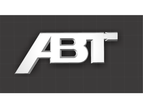 abt emblema logotipo audi 3d print model - Mito3D