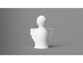 Weihnachten Engel 01 Vase Modus Dekoration Dekorationen 3d print model - Mito3D