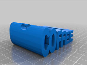 café colher descansar suporte 3d print model - Mito3D