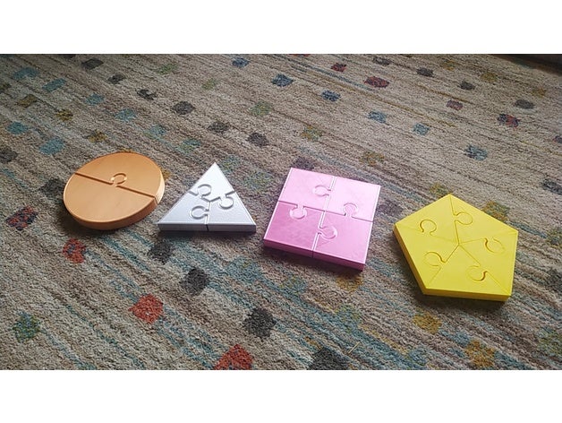 basit çocuklar bulmacalar bulmaca oyuncak 3D print model - Mito3D