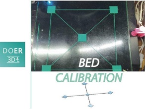letto calibrazione calibraci cama artiglieria ender stampante prusa test 3d print model - Mito3D