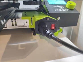 ender 3 pro - psu mount remix wip mounted power supply ender3pro meanwell 3d print model - Mito3D