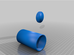 pêssego anel armazenamento recipiente 3d print model - Mito3D