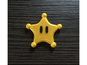 super Mario galassia mille dollari stella energia bros 3d print model - Mito3D