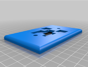 creeper light switch plate 3d print model - Mito3D