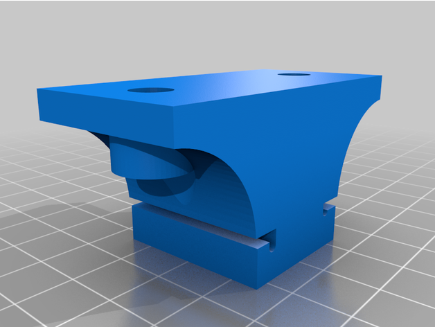 basic rail slider 3D print model - Mito3D