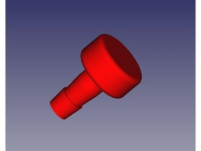 r3acosta - hidroponic hose cap 6mm tapon para manguera 3d print model - Mito3D