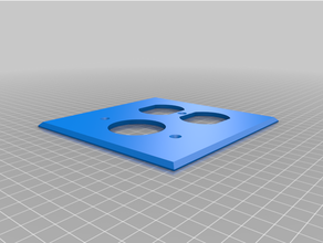 plate outlet 3d print model - Mito3D