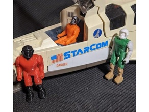 starcom action figure articulé 3d print model - Mito3D