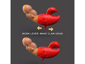 working claw replacement crab barbarian action figure arm clawful mastersoftheuniverse motu spring toy 3d print model - Mito3D