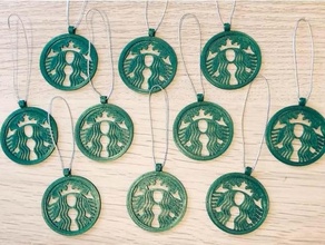 Starbucks ornamento 3d print model - Mito3D