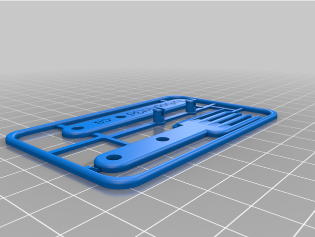 çatal takım 3D print model - Mito3D