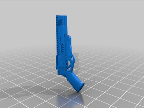 seventh seraph officer revolver - destiny 2 weapon 3d print model - Mito3D