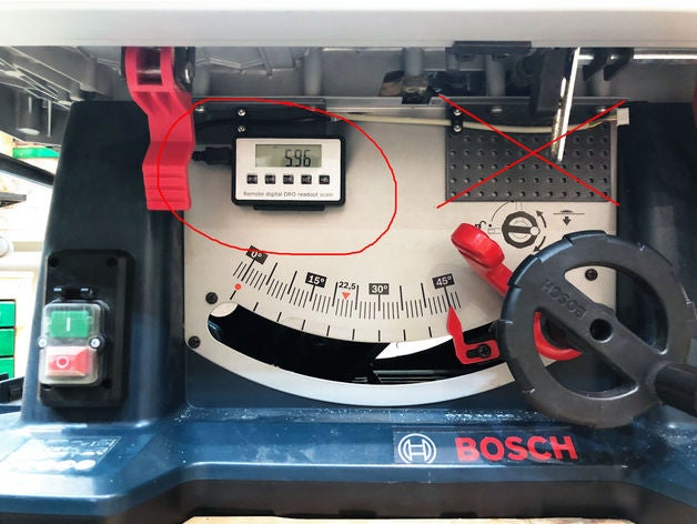 gts10xc depth gauge 3D print model - Mito3D