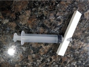 small dog mouth wedge syringe holder 3d print model - Mito3D