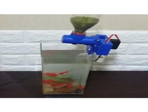 automatic fish feeding machine 3d print model - Mito3D