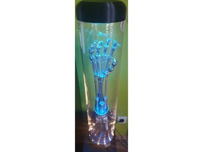 led spot terminator arm lamp spotlight 3d print model - Mito3D