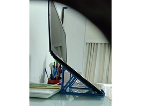 notebook stand 15 6 pol 3d print model - Mito3D