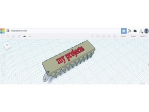 integriert circuit2 3d print model - Mito3D