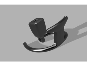 taş ocağı ayakta durmak Kulp destek Led 3d print model - Mito3D