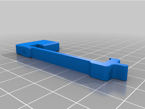 verticale filament guider clipon 2x50mm p3steel 3d print model - Mito3D