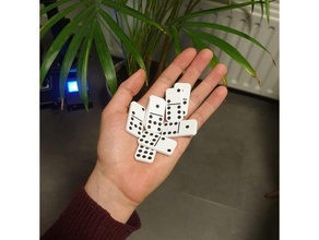 double 9 dominoes 3d print model - Mito3D