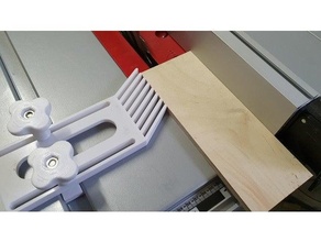 feather board bosch gts 635-216 featherboard kreuzgriffschraube nutenstein 3d print model - Mito3D
