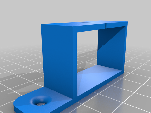 rgb led control box mount functions controller holder strip rgb-led 3D print model - Mito3D