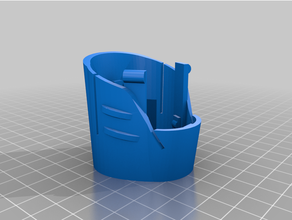 m12 milwaukee battery cover clip 3d print model - Mito3D