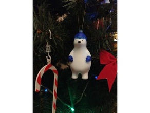 kumaty remix cute polar bears christmas tree decoration bear ornament 3d print model - Mito3D