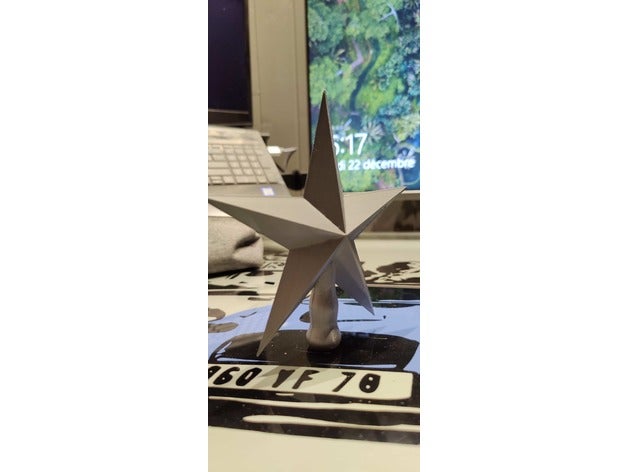 toile Weihnachten Star 3D print model - Mito3D