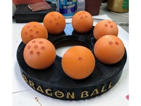 dragon Balle afficher supporter verser balles 3d print model - Mito3D