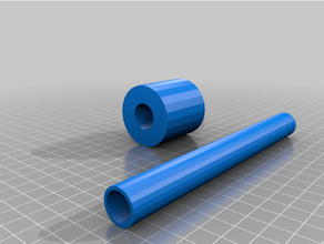 nexo pró barril extensão 2 pices 3d print model - Mito3D