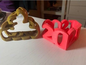 dilekler 2021 emoji Felices partiler mutlu yıl kalp bok Kaka kaka istif 3d print model - Mito3D
