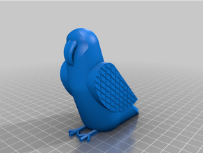 bird decoration 3d print model - Mito3D