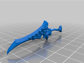 phoenix sword hordes replacement retribution warmachine warmahordes 3d print model - Mito3D