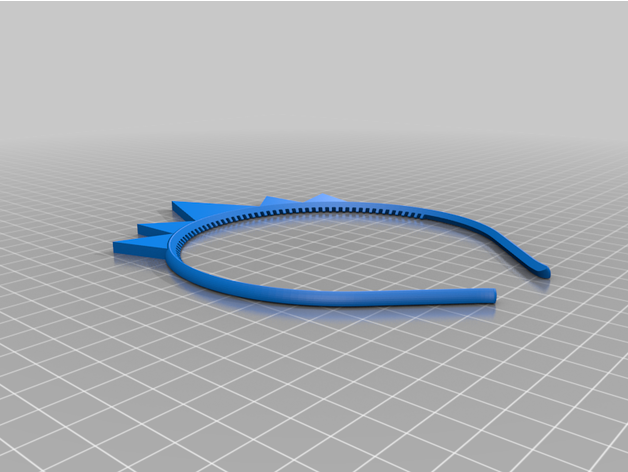 Stirnband Haaransatz 3D print model - Mito3D